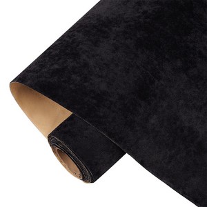 3m 자체 접착 벨벳 벨벳 안감 공예품 보석함 안감 벽지용 검은색 40cm 너비, 1개