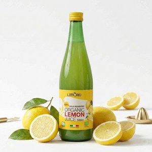 리모로 유기농 100% 레몬 착즙 주스 NFC 이탈리아산, 1개, 500ml