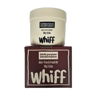 [공식몰] 위프 탈취제 WHIFF 침실 새집증후군 고체탈취제 초강력 냄새 제거 헤이즈 베이지, 2개, 300g