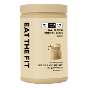 잇더핏 단백질 쉐이크 대용량 (미숫가루맛), 1개, 520g