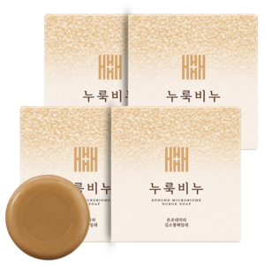 김소형헤밀레 본초 발효 누룩 비누, 4개입, 100g