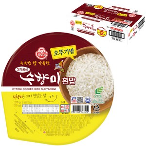 오뚜기 수향미밥, 210g, 12개 골드박스 특가