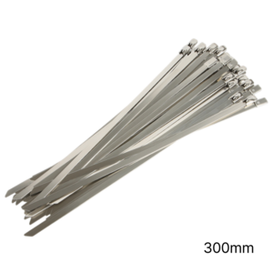 천끝 스텐 케이블타이 스틸 금속 스텐레스 4.6mmx150 200 300 400미리, 1개, 300mm