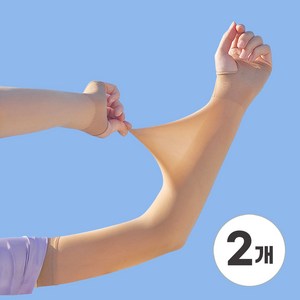 베일리화이트 자외선차단 팔토시 스킨핏 골프 쿨토시 시즌2 양손등커버형 2P, 스킨, 2세트 골드박스 특가