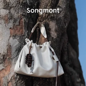 트랜드파이 명품 나파가죽 게더백 크로스백 숄더백 토트백