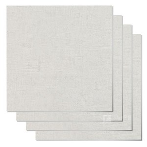 현대시트 접착식 정사각 PVC 바닥타일 두꺼운 3mm 데코타일 30X30cm 한국산, 4개, 화이트 콘크리트 무광 (HDJ-009)