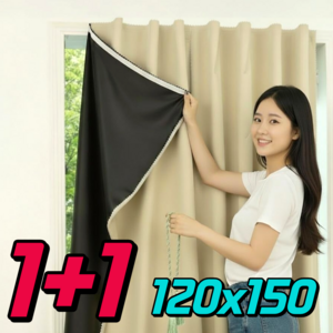 또슈 붙이는 암막 커튼 무타공