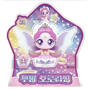 캐치티니핑 슈팅스타 무빙 오로라핑 피규어, 1개, 혼합색상