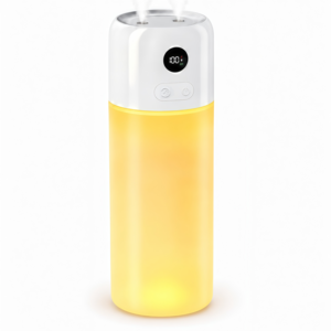 톡임매 미니 가습기 500ml 사무용 탁상용 차량용 무선 무소음 가습기, 화이트, H21