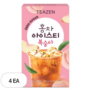 티젠 홍차 아이스티 복숭아, 5g, 10개입, 4개