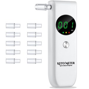 keto meter 호흡 케톤측정기 케톤수치 다이어트 탄수화물 제한 운동 추석 선물 추천, 1개