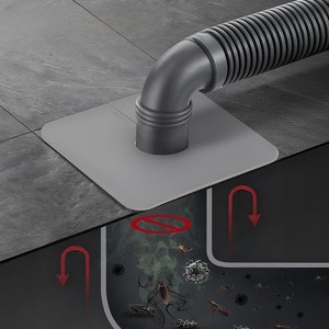 베리본 하수구덮개 악취제거 벌레차단 배수구덮개, 그레이