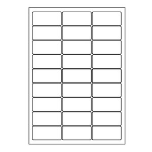 오피스라벨 A4 라벨지 27칸(3X9) 100매 흰색 바코드용라벨 물류라벨 스티커라벨지 폼텍 규격 라벨용지 라벨지, 100개