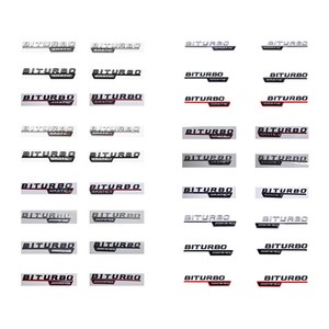 벤츠 호환 BITURBO 바이터보 4매틱 AMG 휀다 레터링 엠블럼, 신(조수석)4매틱+(크롬), .