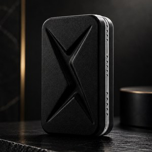 EDC 슬라이더 메탈 피젯 토이 자석 슬라이더 알루미늄 합금 스트레스 해소 휴대용, 1개, 블랙
