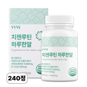 [정품] 바이브 치젠루틴 하루한알, 2개, 120정