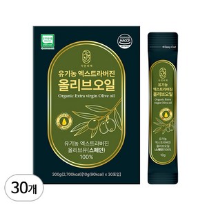 자연비책 산도0.12 유기농 엑스트라버진 올리브오일 스틱, 30개, 10g 골드박스 특가