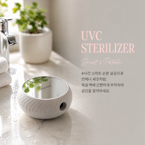 ihave 직장인 휴대용 UV-C 칫솔 살균 건조기 오랄비 전동칫솔 호환 에어팟 사이즈 자석 벽걸이 밀폐형 자동살균 USB충전 구취예방 사무실 출장 여행용, 화이트, F4