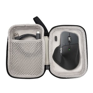BSG MX MASTER 3S 마우스 마스터 3 4 전용 고급 극세사 파우치 안전보호 휴대용 케이스 보관함, 1개, 블랙, BSG MX MASTER 4