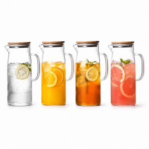 카페로메오 내열유리 물병, 1L, 4개