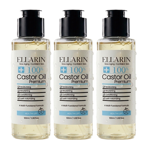 엘라린 피마자오일, 3개, 100ml