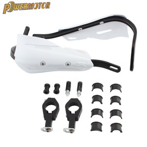 22 28mm 핸드 가드 핸드 가드 보호대 Yamaha KTM EXC SXF KLX KXF YZF WRF 먼지 자전거 Enduro 오토바이 핸들 바 보호, 1세트, 하얀색
