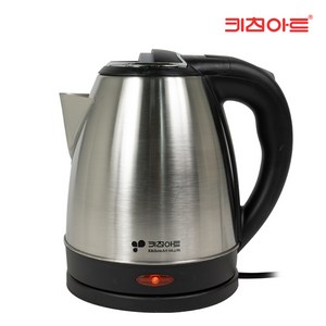 키친아트 1.5L 스테인레스 무선 전기주전자 무선전기포트 커피포트 무선포트, KJS-0015KP0