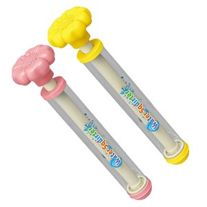 벨베이비 두꺼운 꽃 분수물총 27cm 2p, 핑크색 + 노란색, 1세트