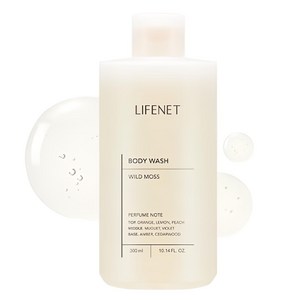 라이프넷 바디워시 와일드 모스향, 300ml, 1개