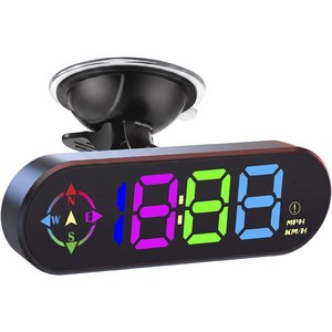 RUN기술 자동차 헤드업 디스플레이 gps hud 차량 속도계 자동밝기조절, 1개, 전차종