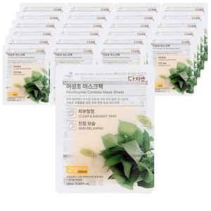 다자연 어성초 마스크팩, 30개입, 1개