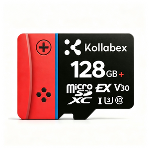 Kollabex GamePlay 마이크로 SD 카드 닌텐도 스위치 스팀덱 전용 메모리, 1개, 128GB