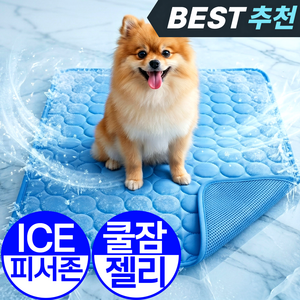 1평공간 강아지 쿨매트 아이스블루 냉감 퀼팅 패드, ICE PAD COLOR, 1개