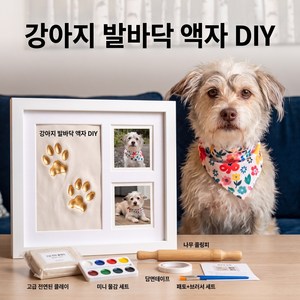 몽냥멍냥 강아지 발바닥 액자 DIY, 1개
