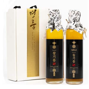 참기름 들기름 명절 선물 저온압착 장수친구, 1세트, 300ml