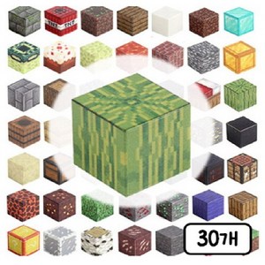 창의력 DIY 자석 큐브 블럭 마그네틱 블럭, B075, 30개