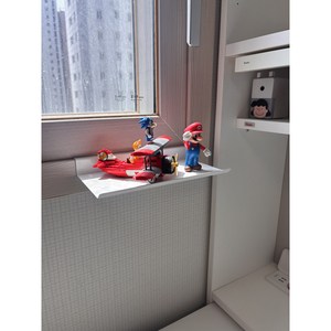 미니멀스틸 무타공 창틀선반, 1개, 창틀 간격 1.3cm 소