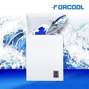 포쿨 냉동고 초저온 참치냉동고 급속냉동고 142L -40도 구슬아이스크림 얼음맥주잔 아이스볼, FC-X142W