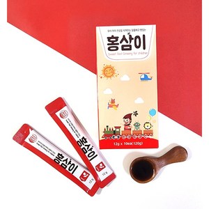 어린이 홍삼 스틱 키즈 홍삼 홍삼이튼튼 초등학생 청소년 유아 영양제 1bo, 12g, 10개