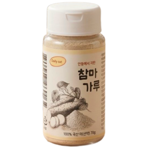 [대장균검사] 안동 참마가루 100% 안동 참마분말 산약가루 마가루, 1개, 70g