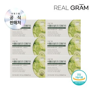 리얼그램 식물성 알티지 오메가3 항산화 혈행개선 EPA&DHA, 6개, 60정