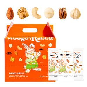 우고래빗 올웨이즈 하루견과, 20g, 100개 골드박스 특가