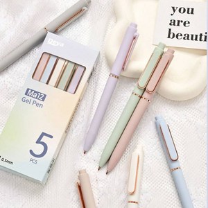 모아팔레트 간호사볼펜 5개입 젤펜 퀵드라이 필기펜 부드러운, 1개, 단색 바디