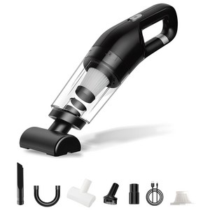 돌아라 휴대용 차량용청소기 무선 가정용 청소기, 블랙, LT-113