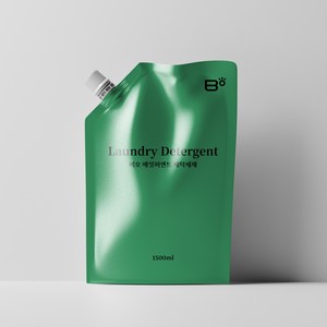 비오 에잇퍼센트 세탁세제 1.5L 파우치 리필형 중성세제, 1개