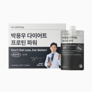 마이옵티멀 박용우 다이어트 프로틴 쉐이크 흑임자 식사대용, 14개, 40g
