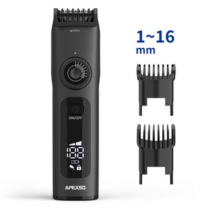 APEXSO 전문가용 이발기 LED 전동 바이깡 저조음 헤어클리퍼 세트 방수 유무선 견용 남자, LFQ-BG-7200