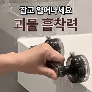 나무처럼 무타공 욕실 안전 손잡이 다용도 어르신, 투명, 1개