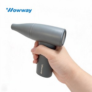 WOWWAY 초강력 무선 에어건 4단계조절 150000rpm 차량용 미니 소형 핸디 청소기 선풍기 송풍기, 그레이, G1