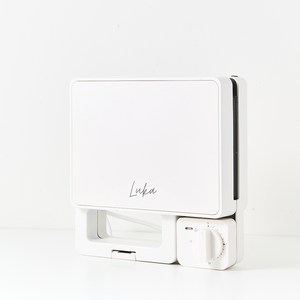 루카 타이머 2구 전기 샌드위치 와플 메이커, 화이트(luka-wa002)